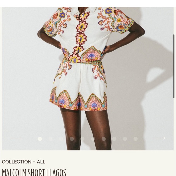 Cleobella Shorts in Lagos print.  EUC size Large - Picture 1 of 3